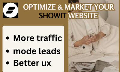 I Will Optimize and Market Your Showit Website for More Traffic and Leads