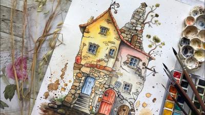 I will create whimsical watercolor children story book illustration and KDP book cover
