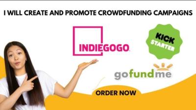 I will do crowdfunding campaign creation, promotion, Indiegogo and Kickstarter