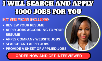 I Will Search and Apply for 1000 Jobs for You