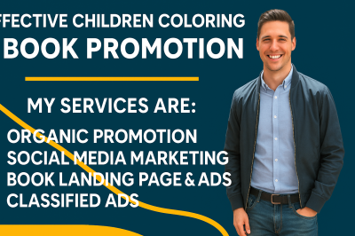 I will do effective children coloring book promotion Christian eBook marketing