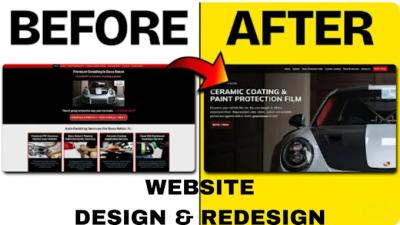 I will design or redesign your website using OnePage.io, Site123, Wix, or any builder
