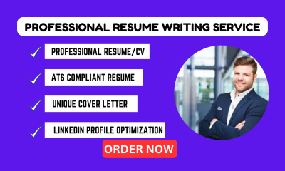 I will do ATS Professional Executive Resume Writing, Cover Letter, LinkedIn Optimization