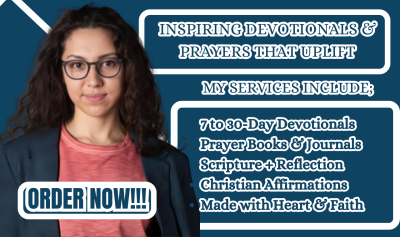 I will write your devotional or prayer book that inspires