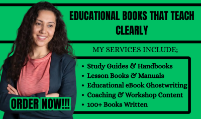 I Will Ghostwrite Your Educational Guide, Manual or Book
