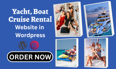 I will build yacht rental website, boat rental, jet ski rental, yacht booking website