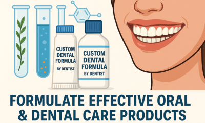 I will formulate oral or dental care, natural and artificial teeth products as dentist