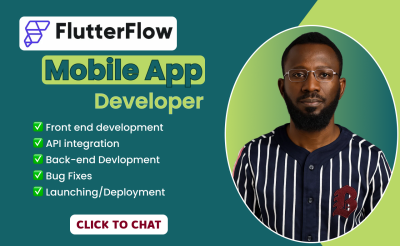 I will do FlutterFlow, Flutter Flow, FlutterFlow Mobile App Developer, Flutter