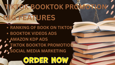 Do Book Launch and Marketing Services: BookTok, KDP Ads, Editing, Trailer, and Design
