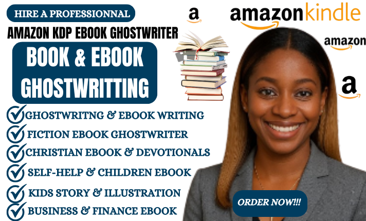 I will do Amazon KDP Children Fiction Ebook, Kids Illustration, Ghost Book Writer
