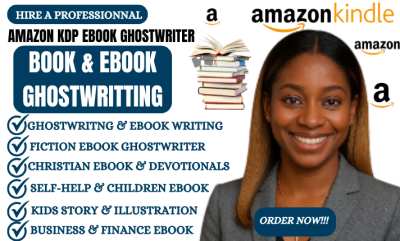 I will do Amazon KDP Children Fiction Ebook, Kids Illustration, Ghost Book Writer