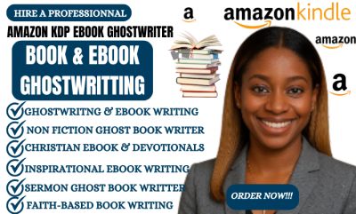 I Will Ghostwrite Christian Ebook, Self Help Book, and More | Expert Ghostwriter & Ebook Writer