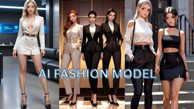 I Will Create Realistic AI Fashion Model, Fashion Logo, NSFW Model for Your Brand