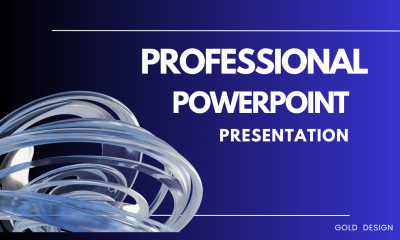 I will design a minimalist PowerPoint presentation or professional pitch deck