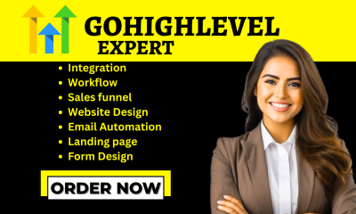 I will design Go HighLevel landing page, insurance lead automation, GHL insurance website
