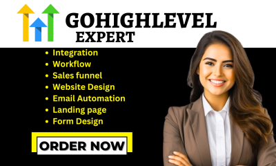 I Will GoHighLevel Website Design, Sales Funnel & Landing Page Creation