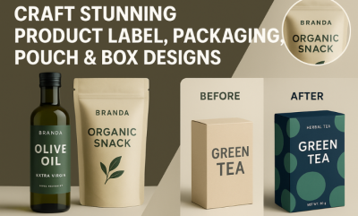 I Will Do Product Label Design, Packaging Design, Pouch Design, and Box Design