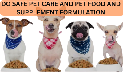 I will do safe pet care and pet food and supplement formulation