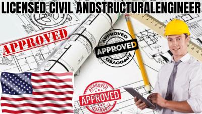 I will draw architectural floor plan, site plan, ADU permit, structural plan PE stamp