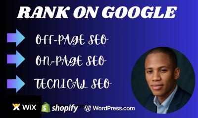 I will optimize your website generative AI engine, Google with GEO, AEO, and SEO