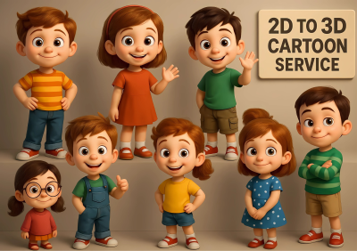 I will create 3D Disney Pixar Style AI Animation Video, Animate Cartoon AI Art Picture