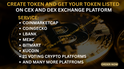 I Will Fast Track Your Token, ICO Listing, Coin Listing on CoinMarketCap & CoinGecko