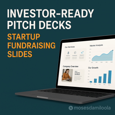 I Will Craft Modern and Engaging Pitch Decks for Investors, Startups, and Fundraising