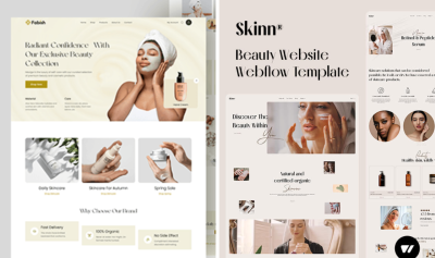 I will design a stunning cosmetic website for your brand