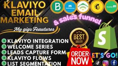 I will optimize Klaviyo email marketing for Shopify or WooCommerce store