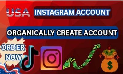 I will create USA Instagram account, Instagram account, TikTok USA