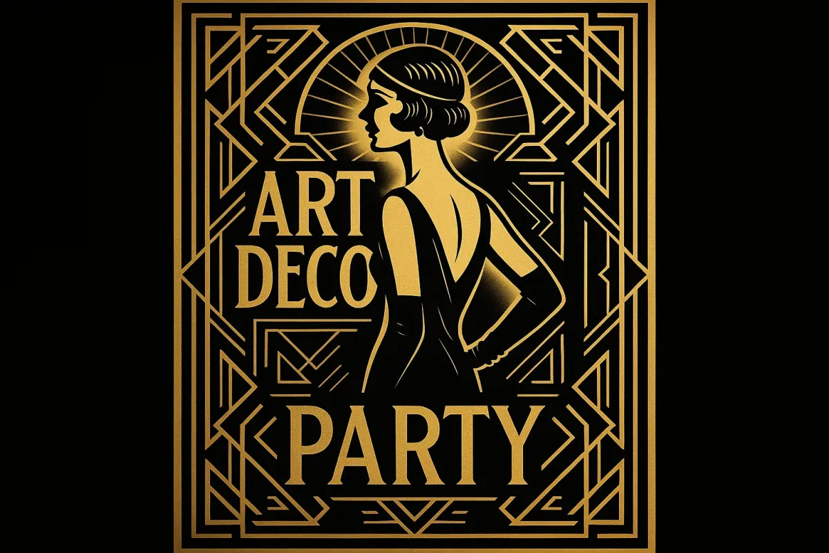I will design art deco illustration, vintage, retro, or vector art, poster design