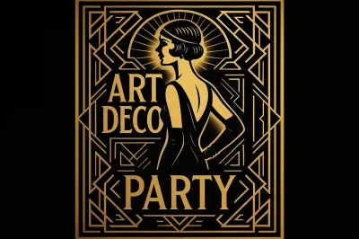 I will design art deco illustration, vintage, retro, or vector art, poster design