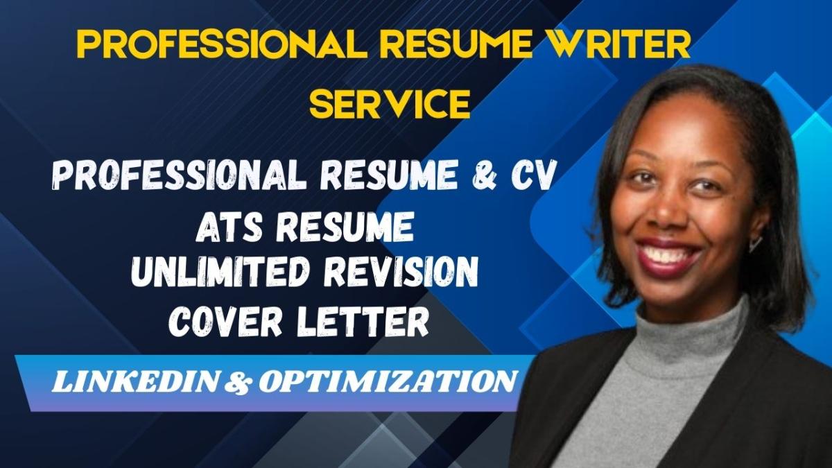 I will write sales resume, executive resume, IT tech sales resume, military sales resume