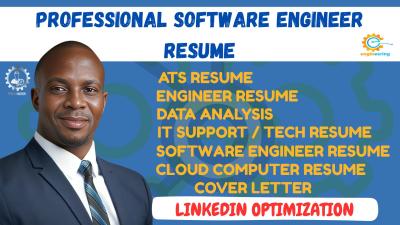 I will write tech resumes for software, IT, data analysis, and engineering tech resumes
