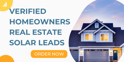 I Will Generate Active Consumer Real Estate, Homeowners Solar Leads, Homeowners Leads
