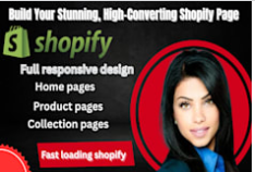 I Will Redesign Your Shopify Homepage or Build a Stunning High Converting Landing Page