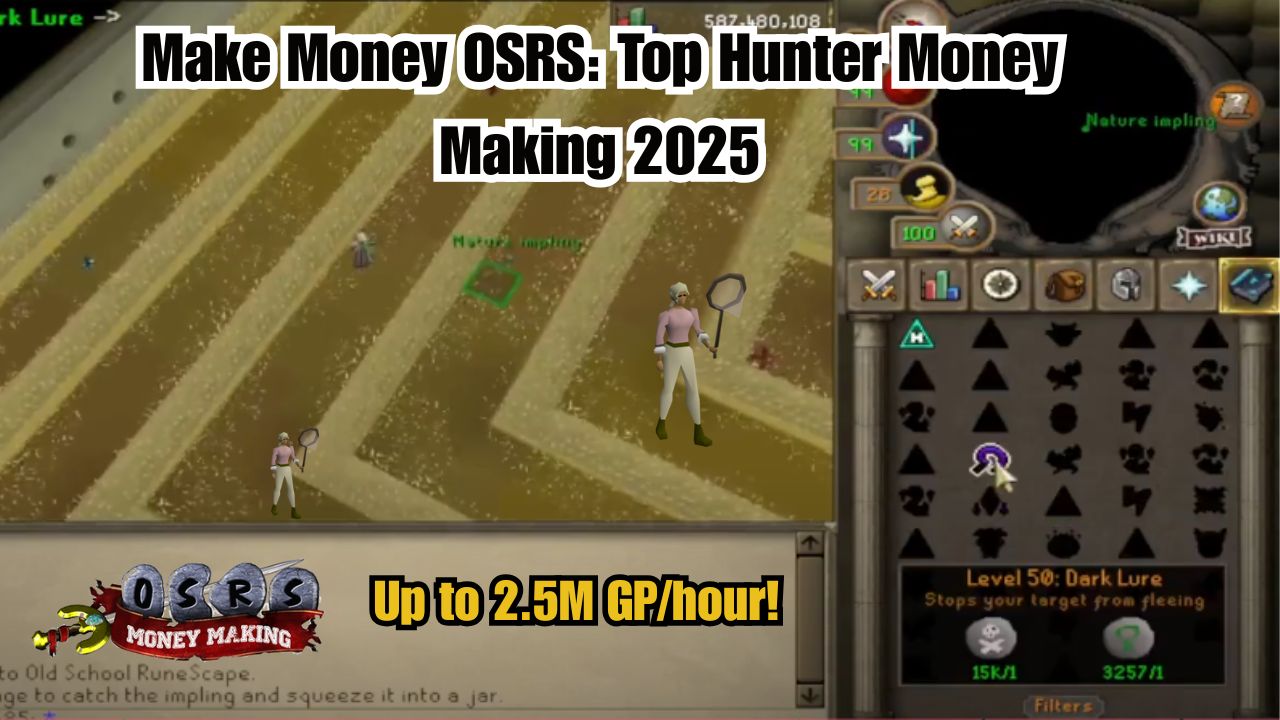 Make Money OSRS: Top Hunter Money Making 2025