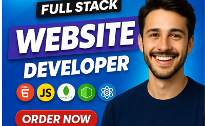 I Will Build or Fix Full Stack Website Using React, Next.js, and Node.js