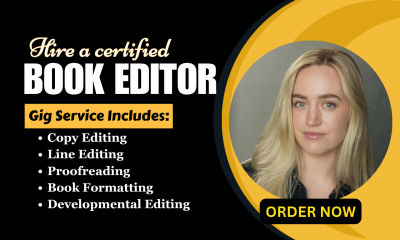 I will proofread and edit, format romance novel, horror, sci-fi story book editor