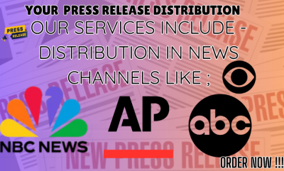 I will do top press release distribution, press release writing, publish press release