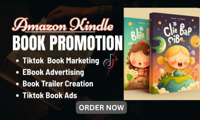 I will promote children Amazon book, Kindle ebook marketing, BookTok, book trailer