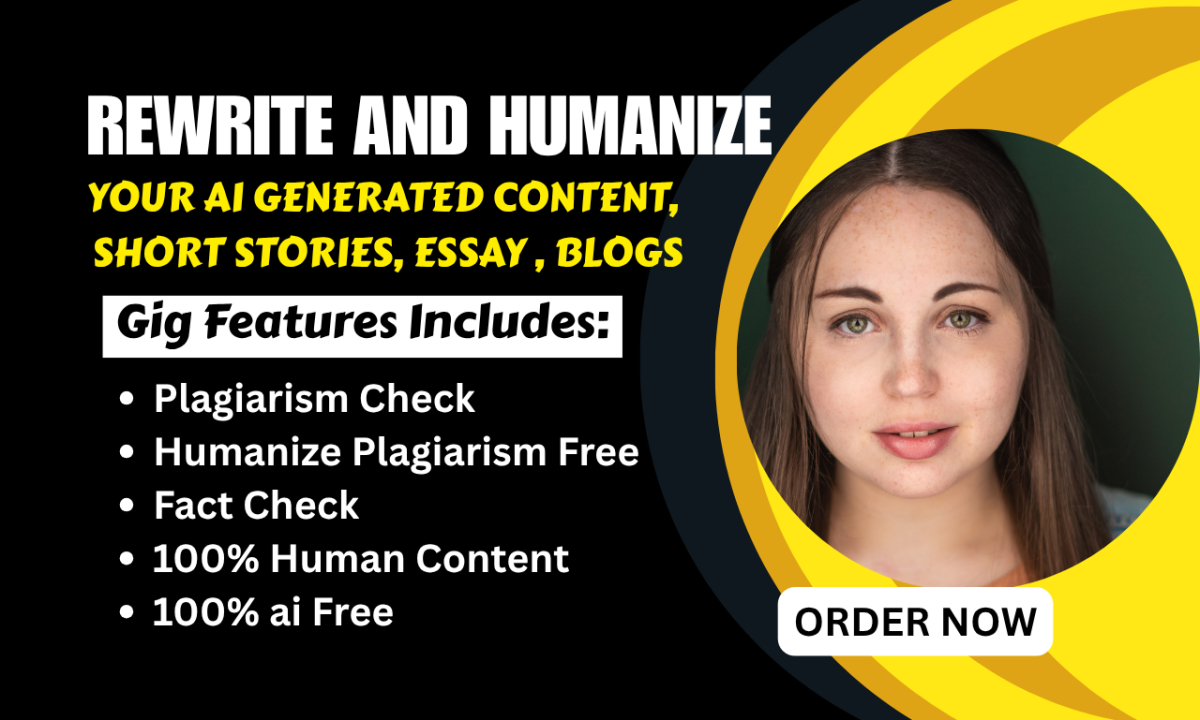 I will humanize, rewrite, edit ai chatgtp website content, articles, blog stories
