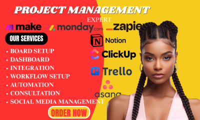 I Will Set Up Workflow Automations for Monday, ClickUp, Trello, and Notion
