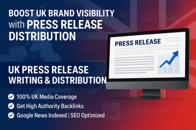 I Will Write and Distribute UK Press Release on UK Websites with Backlinks
