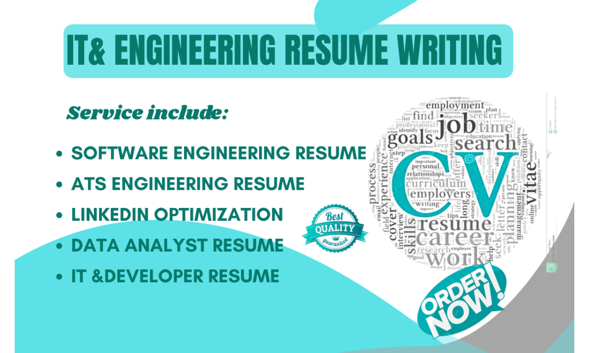 I will write an ATS optimized engineering resume and technical CV