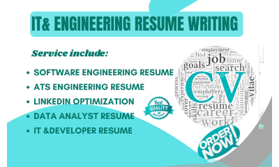 I will write an ATS optimized engineering resume and technical CV