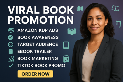 TikTok BookTok Promotion | Ebook Marketing | BookTok Amazon KDP Ads for Your Book
