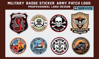 Design Custom Patch, Badges, Stickers, Military Stamp