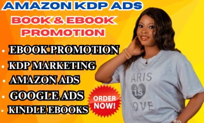 I will do book promotion and ebook marketing using Amazon KDP ads