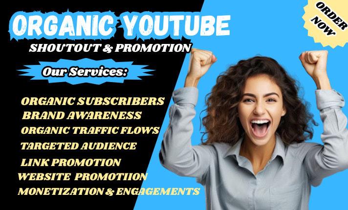 I Will Promote YouTube Channel to Millions of Organic Subscribers for Monetization